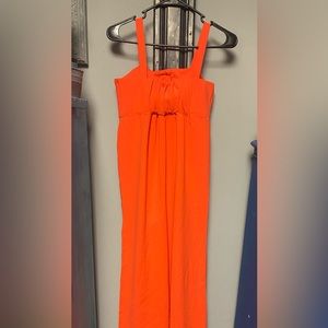 Habitual, Orange Jumper w/ Straps Size 12 girls